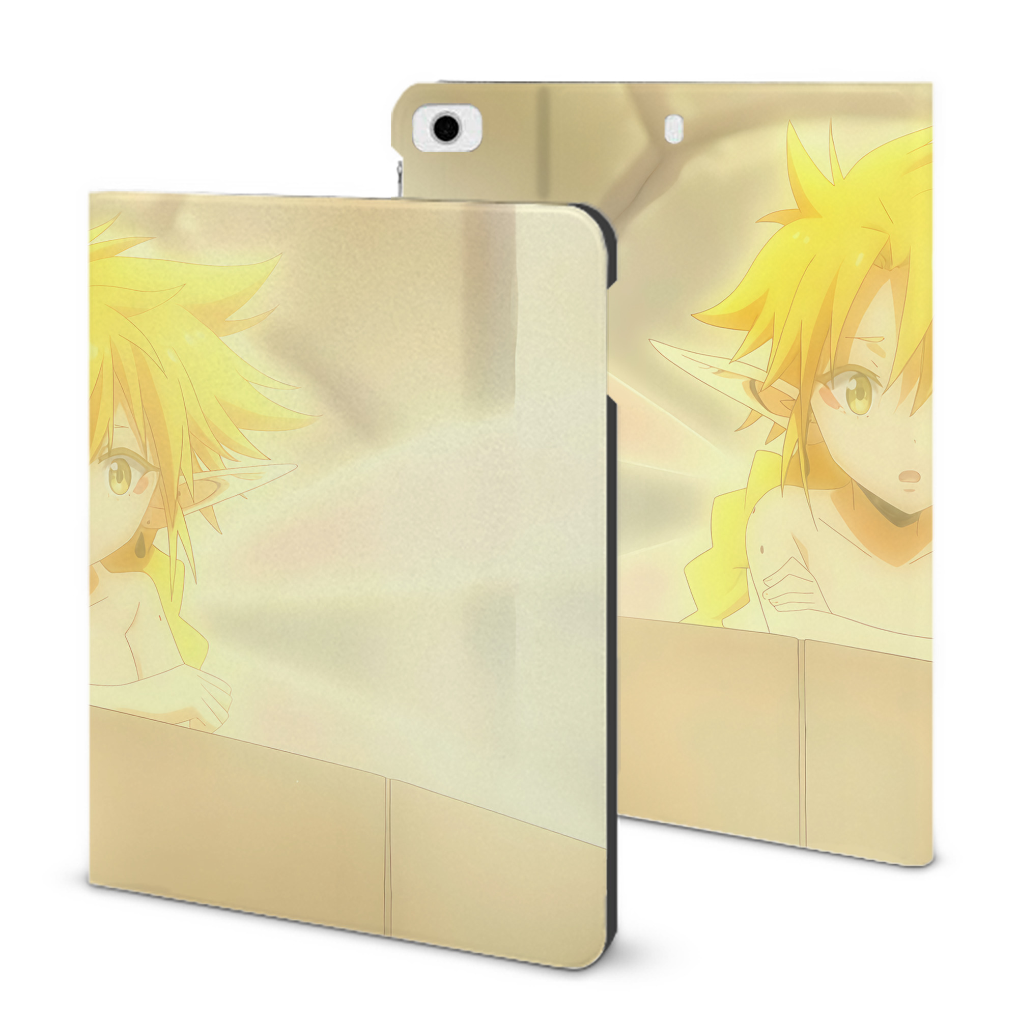 （画像用） 転スラ Regarding Reincarnated to Slime IPad ケース ブック型 PUレザー TPU 耐衝撃 軽量 薄型 ペン収納なし 全面保護 IPad 各モデル対応